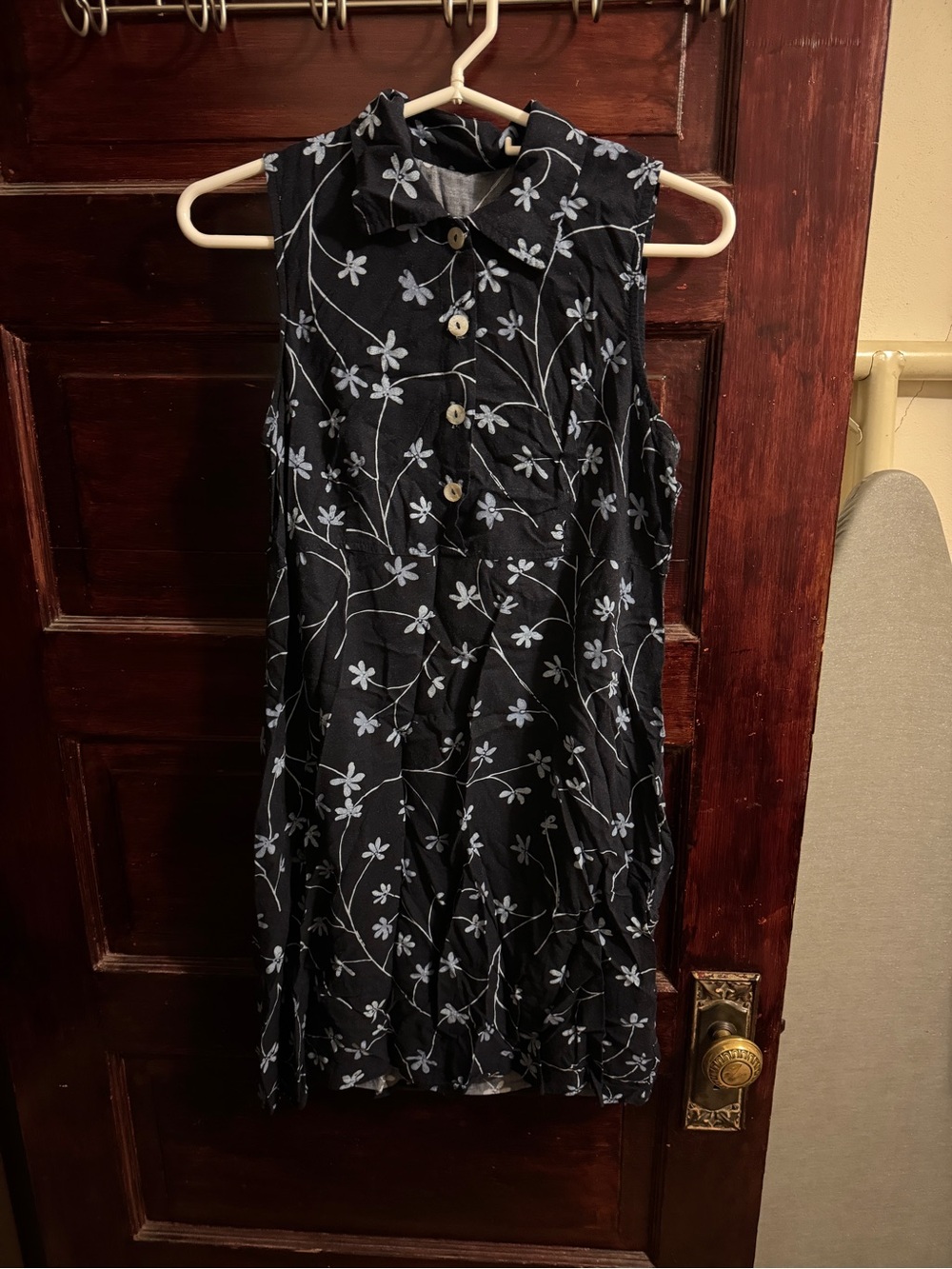 floral print sleeveless dress